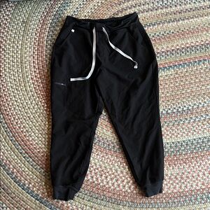 Figs Black Technical Jogger Pants